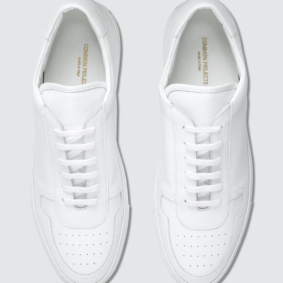 COMMON PROJECTS B-BALL Achilles White Sneakers Italy YSL Dior Gucci Balmain 41 - Picture 4 of 8